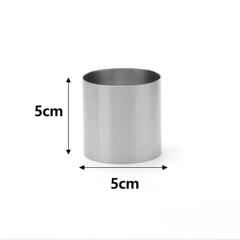 Moule à anneau de gâteau circulaire en acier inoxydable, pour la cuisson de gâteaux à Mousse de 5 à 