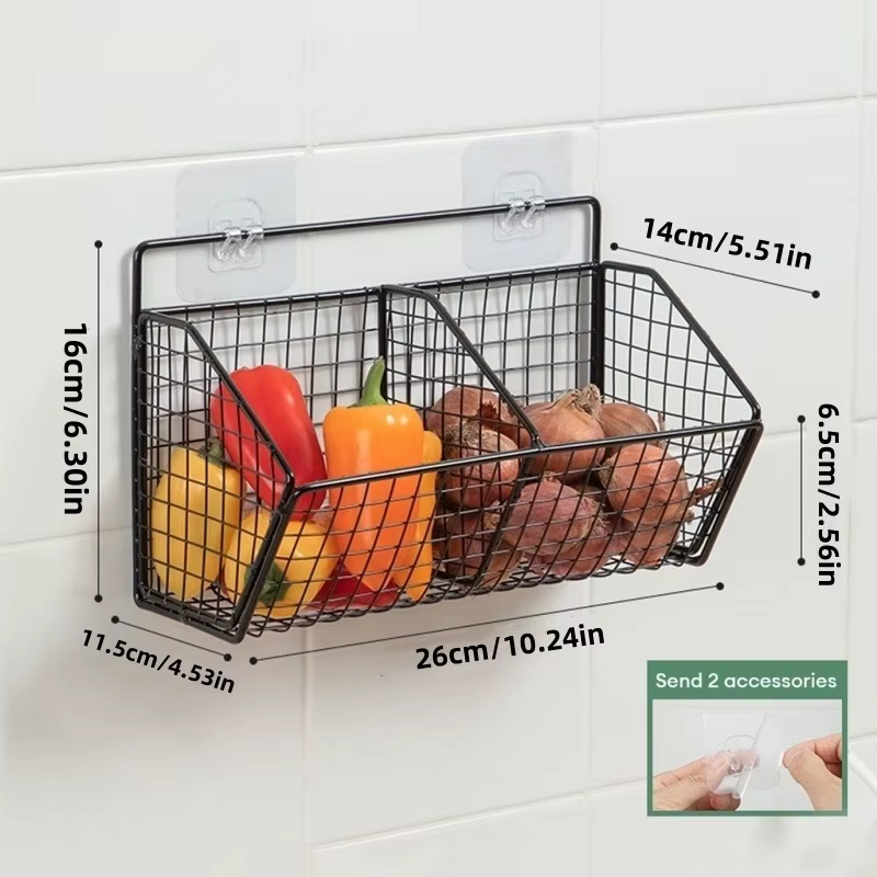 Panier de rangement pour oignons, gingembre et ail, étagère de cuisine, panier à légumes, panier sus