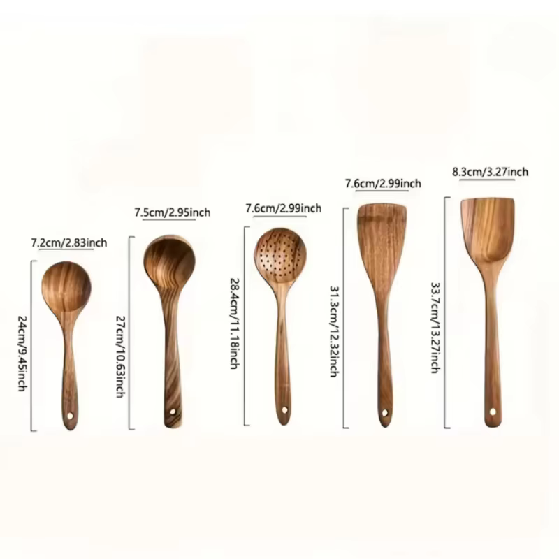 Porte-ustensile en bois 360 ° Cage à baguettes de cuisine rotative, supports de rangement en bois,