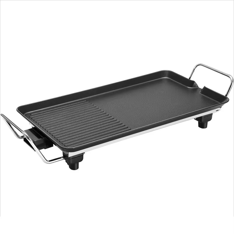 220V gril électrique antiadhésif appareil ménager bricolage Barbecue nourriture poêle plaque chauffa