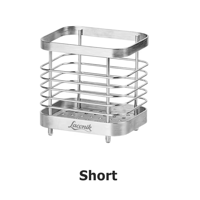 Porte-ustensiles en métal, 1 pièce, support à ustensiles en acier inoxydable pour comptoir de cuisin