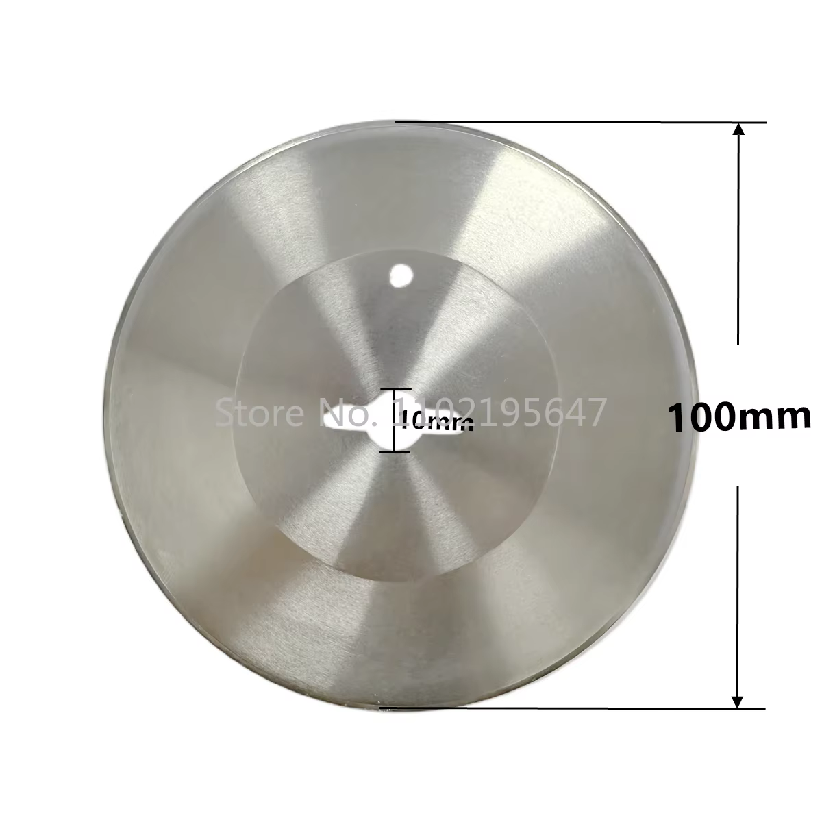 Shawarma lame ronde Dia 100mm pour trancheur de Kebab couteau à dents Doner Kebab trou en acier inox
