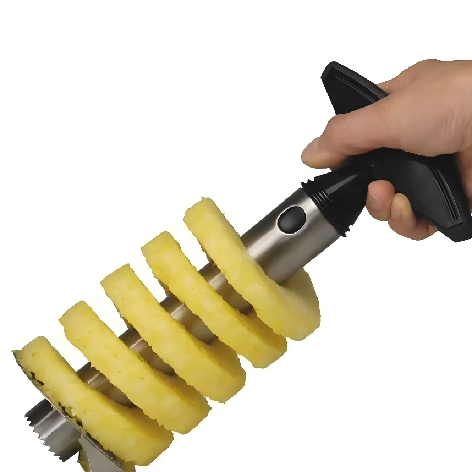 1 pièce Éplucheur et trancheur d'ananas en acier inoxydable, outils à fruits, ustensiles de cuisine,