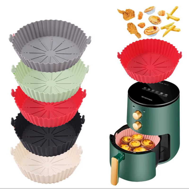 Mir de cuisson en silicone réutilisable pour friteuse à air, poêle à griller, friteuses antiadhésive