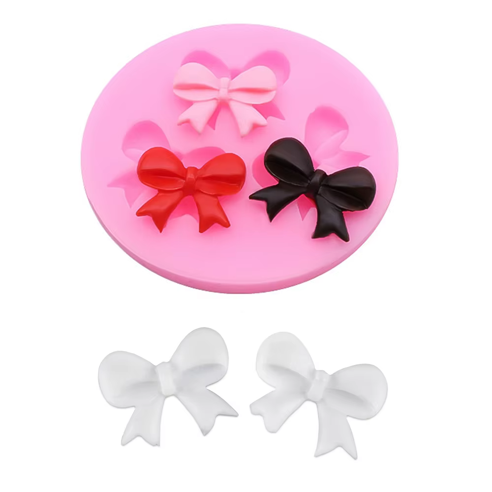 Moule à chocolat en Silicone, boulangerie, outils de pâtisserie, accessoires, moule à nœud papillon 