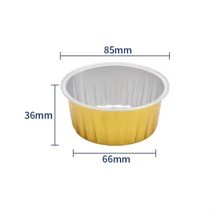 Feuille d'aluminium pour muffins Chi, poulet, gâteau, cuisson, standardisation, crème brûlée, desser