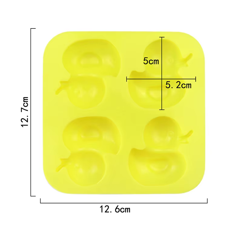 Moule de cuisson de canard en Silicone en forme d'animal, fournitures de fabrication de savon, biscu