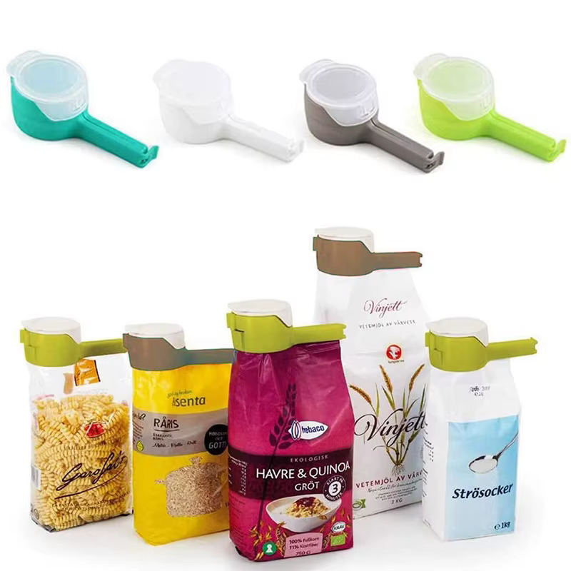 Clip de scellage de collation en plastique, pince de scellage pour conserver la fraîcheur, économise