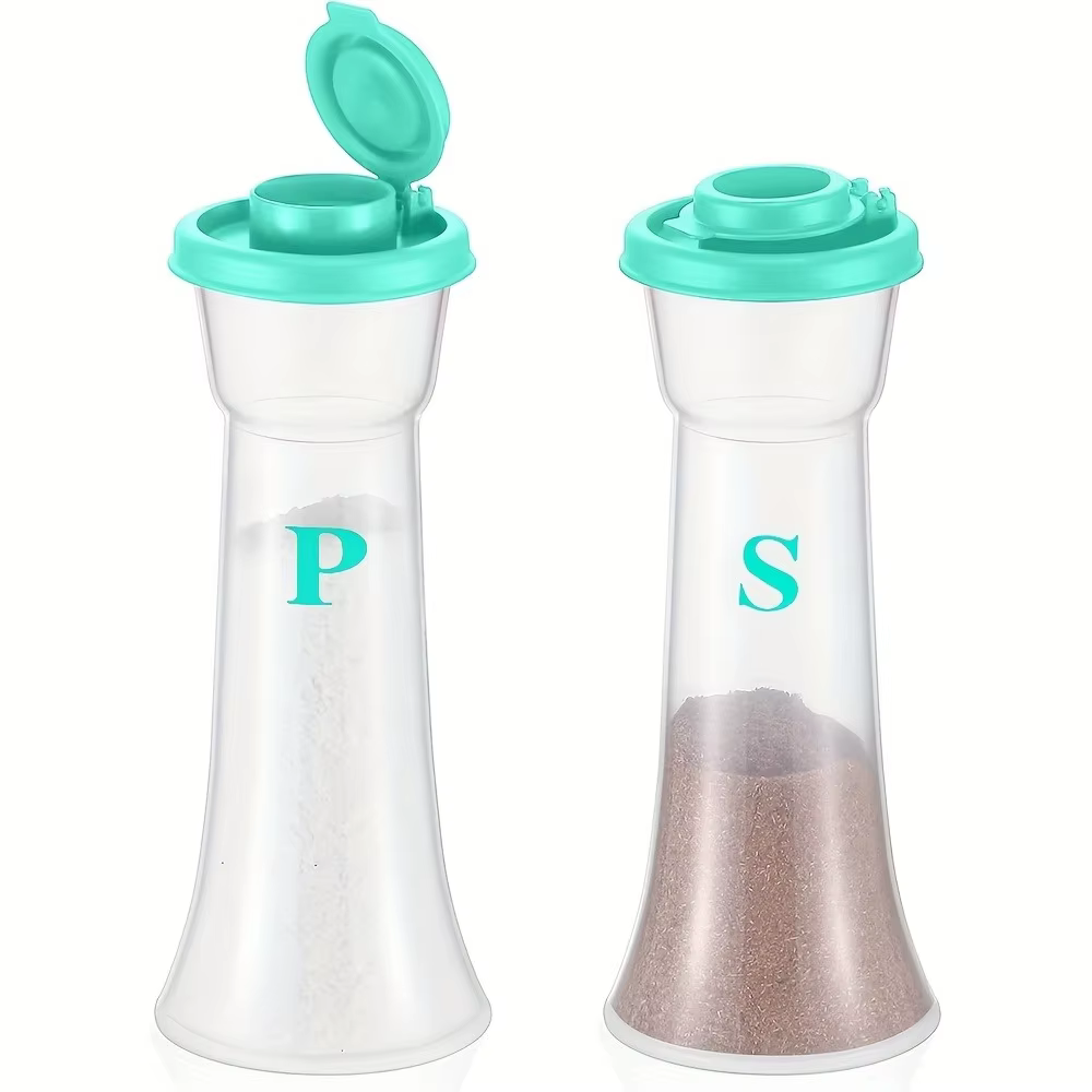 Ensemble de 2 grands salières et poivrières avec couvercles - Parfait pour la cuisine à domicile, le