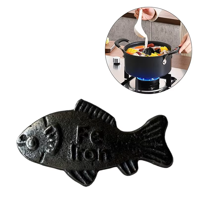 Ustensile de cuisson efficace en fer pour poissons et oiseaux pour repas nutritifs ; réduit les défi