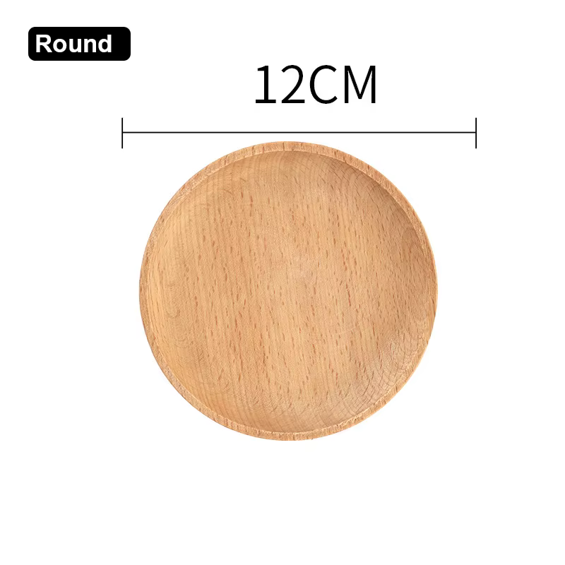 Plateau en bois de noyer Ins Wind, petit assiette en bois, assiette à dîner rectangulaire japonaise,
