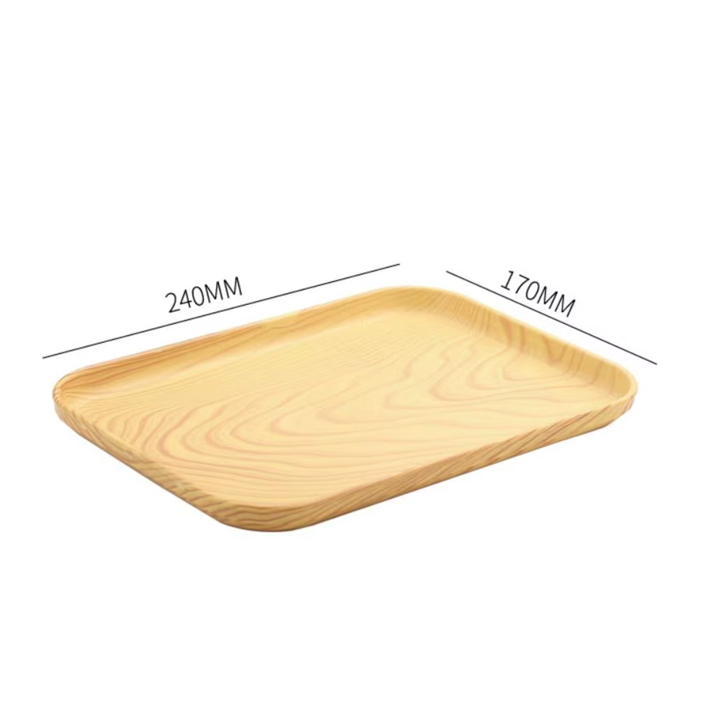 JXPAN-Palette Rectangulaire Nordique en Plastique, Plusieurs Couleurs, pour Dessert, Service d'Hôtel