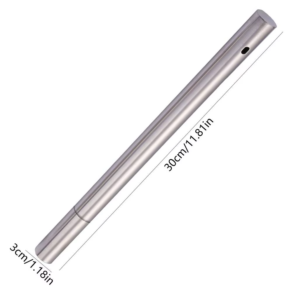 Fourchette à barbecue en acier inoxydable, tube de stockage, modules de gril à charbon de bois, cuis