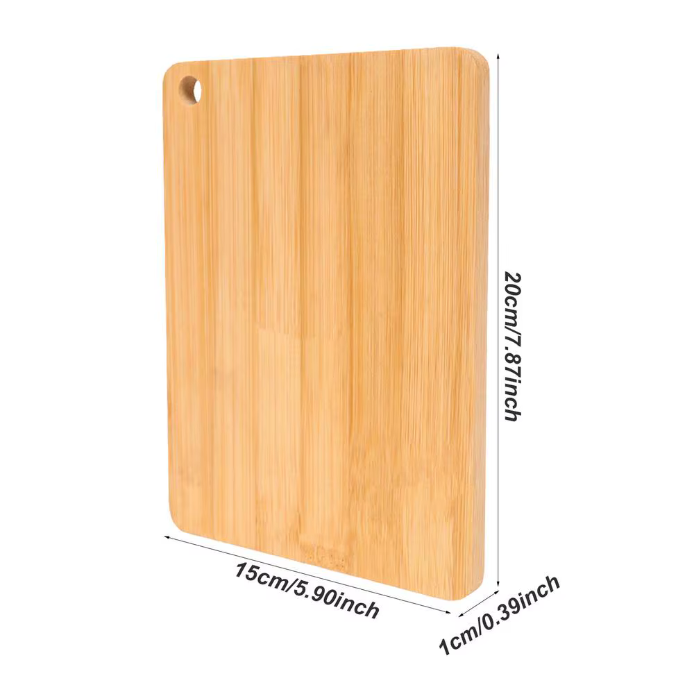 Planche à découper en bois, Table à découper les aliments en bambou, planche de service de cuisine, 