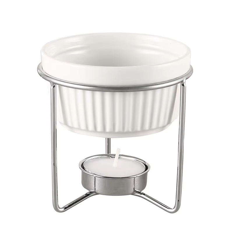 Fondeur de beurre en céramique sans fil, gadgets de cuisine, pot à fondue au fromage, chauffe-thé, e