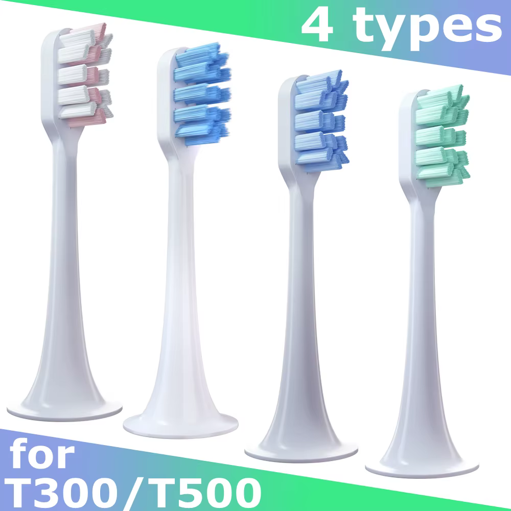 Têtes de brosse à dents de rechange, 5 pièces, pour Xiaomi T300 T500, brosse à dents électrique soni