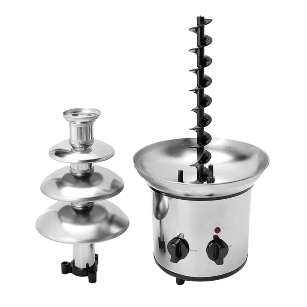 Fontaine à chocolat, machine de fusion électrique à 4 niveaux, ensemble de pots à fondue, pour bonbo