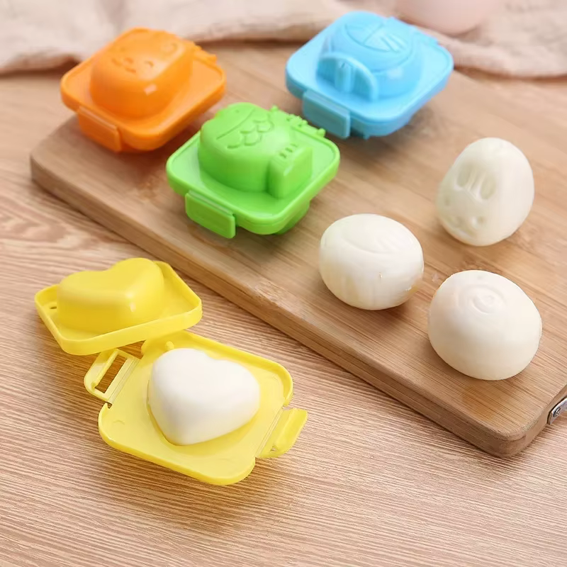 Moule à œufs durs, 1 pièce, dessin animé mignon, bricolage, anneau d'œuf, fabricant de Bento, décora