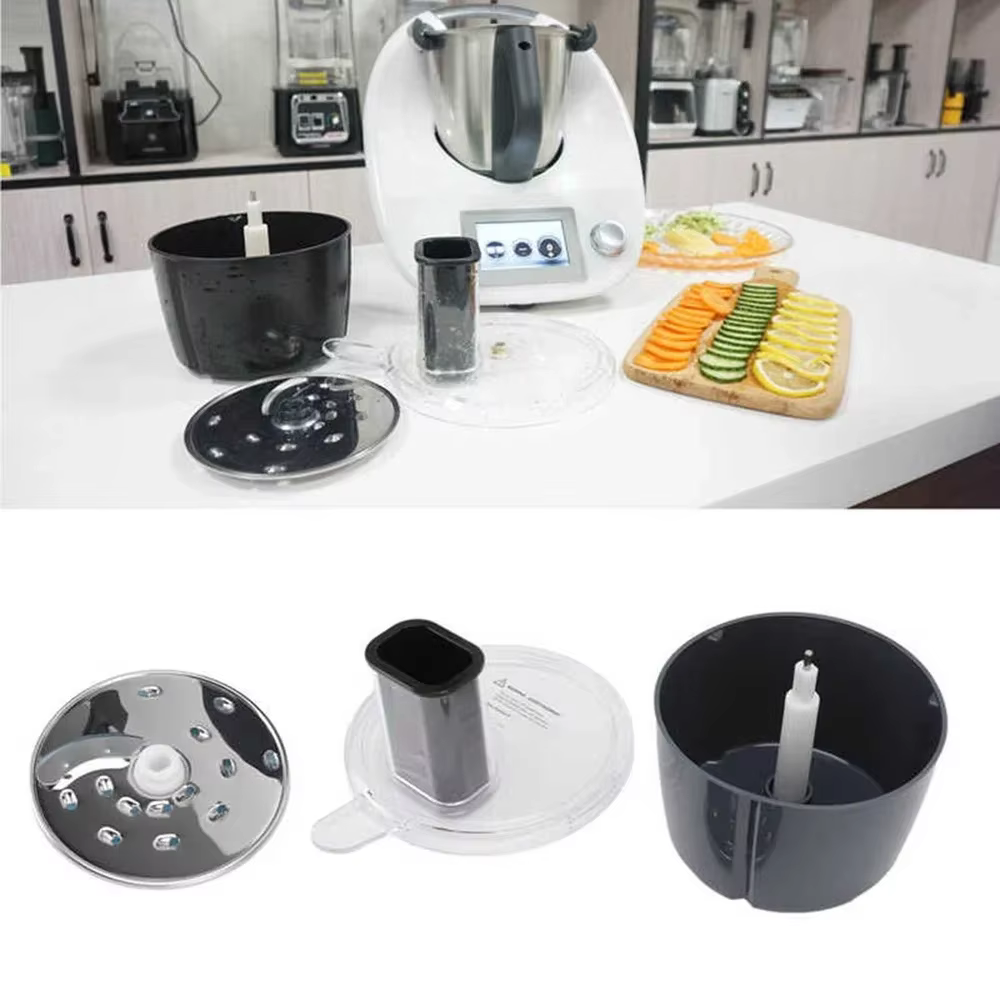 Accessoires pour Thermomix TM6 et TM5 : Coupe-légumes et fromage pour radis et patates douces, récip