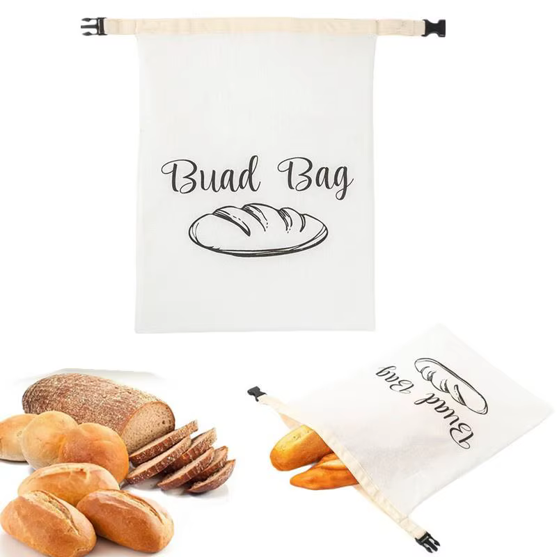 Sac à pain en cire d'abeille avec boucle à pression, pochette de conservation de la pâte, sacs de ra