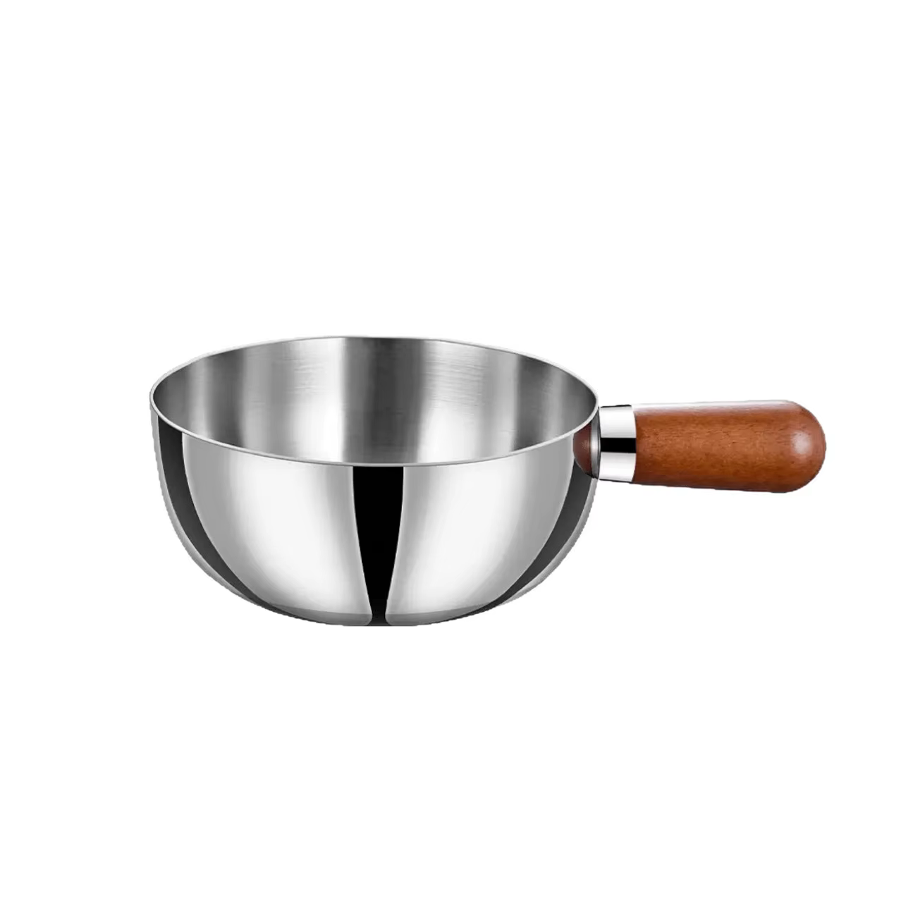 Cuiseur à pâtes avec manche en bois, compatible avec induction et distribution uniforme de chaleur, 