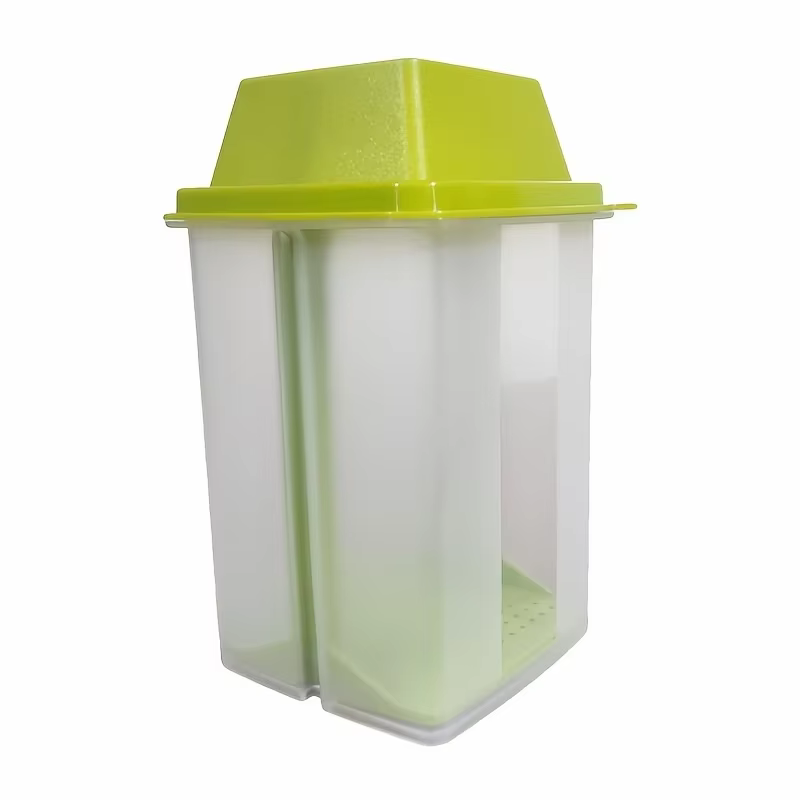 Pot de cornichons réutilisable polyvalent avec passoire, couvercle rabattable, conteneur de cornicho