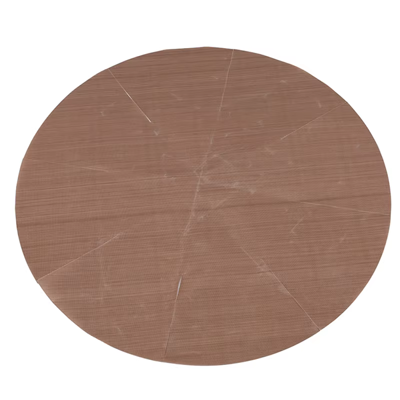 Tapis de cuisson réutilisable rond carré antiadhésif résistant à la chaleur tapis de papier de cuiss