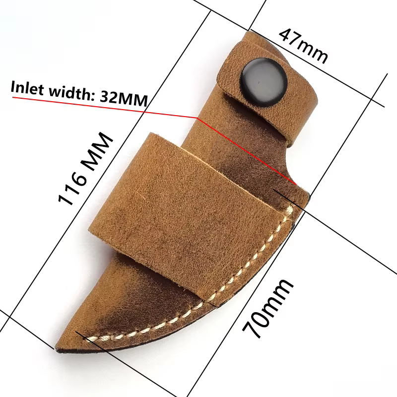 Étui à couteau en cuir durable avec fixation sécurisée, étui de protection antidérapant, accessoire