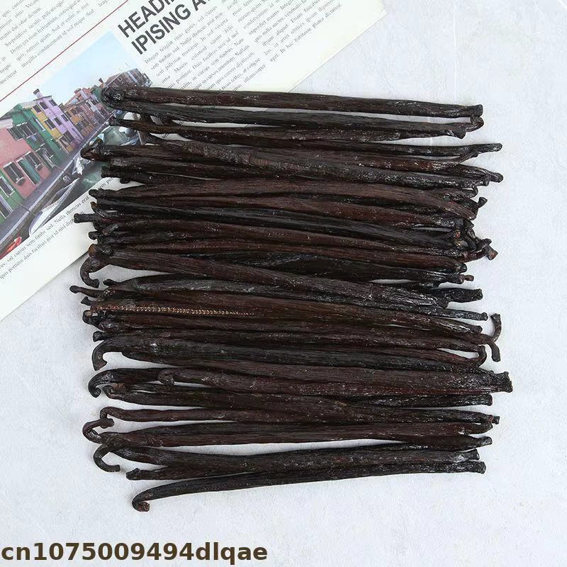 10/20 pièces de gousses de vanille de Madagascar 14-17 cm, gousses de vanille naturelles, encens aro