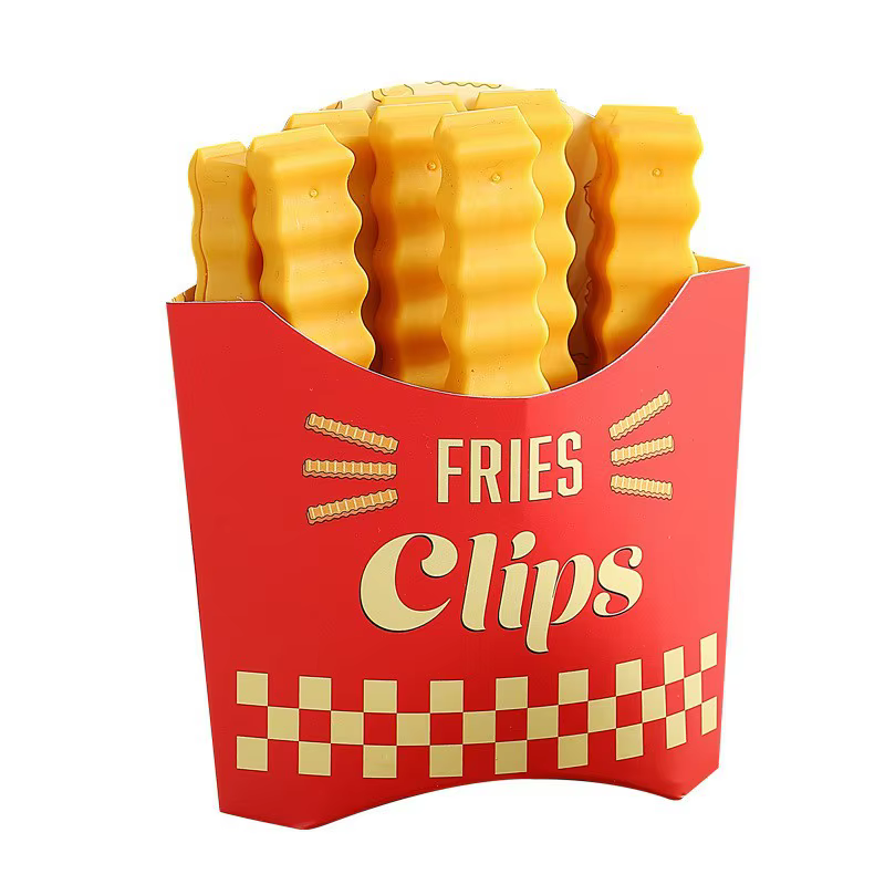 12 pièces en forme de pomme de terre Portable cuisine stockage alimentaire Snack joint sac Clips sce