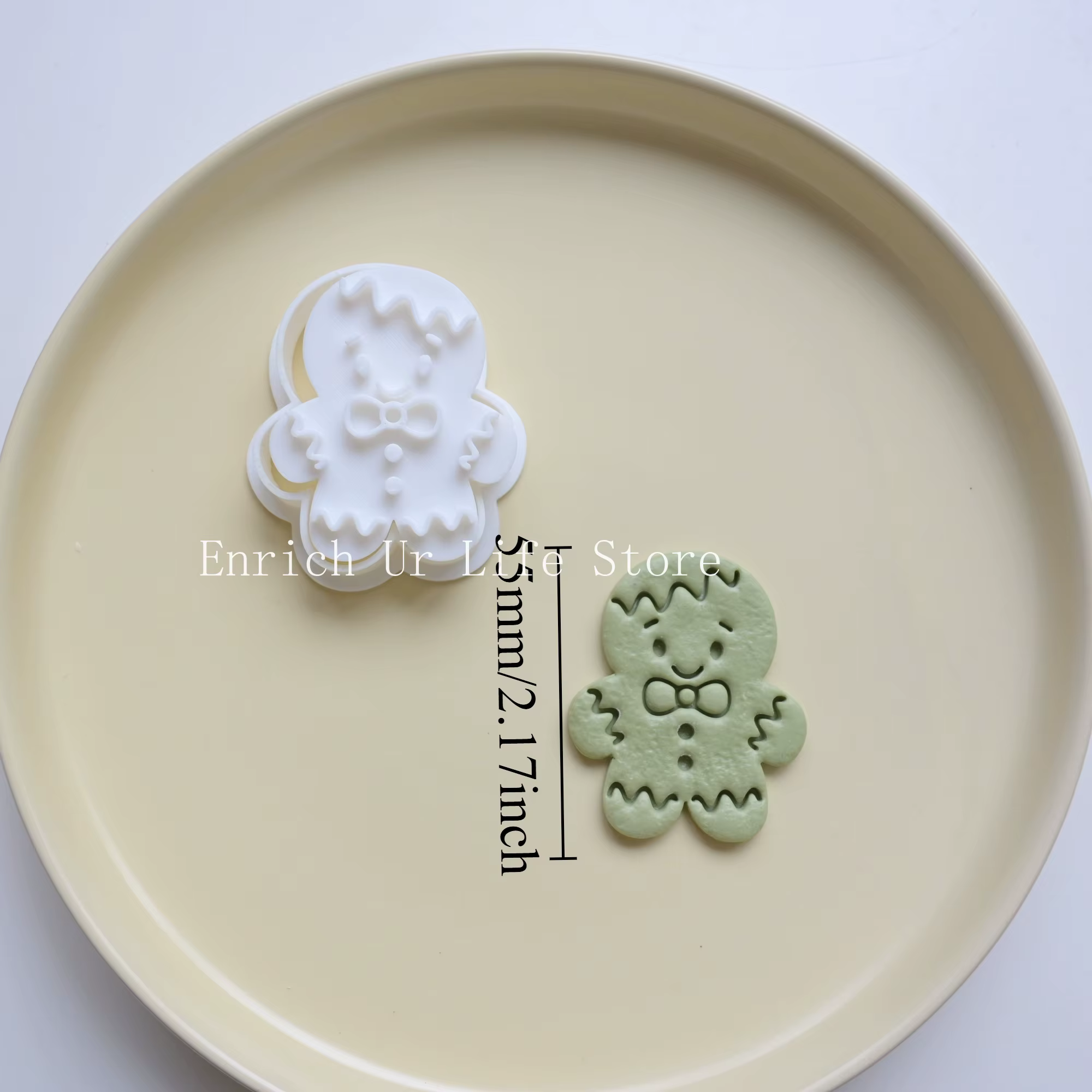 Mini moule à biscuits en forme d'homme en pain d'épices, outil pour mini biscuits en fondant, petit 
