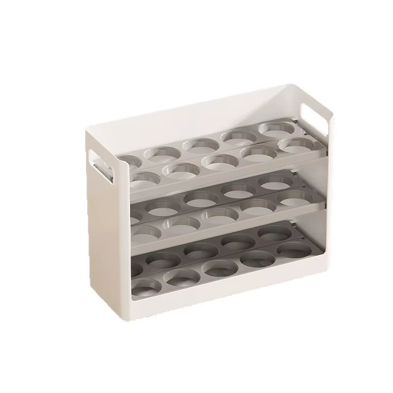 Boîte de rangement pour œufs en ABS de qualité alimentaire, pliable, grande capacité, pour garder le