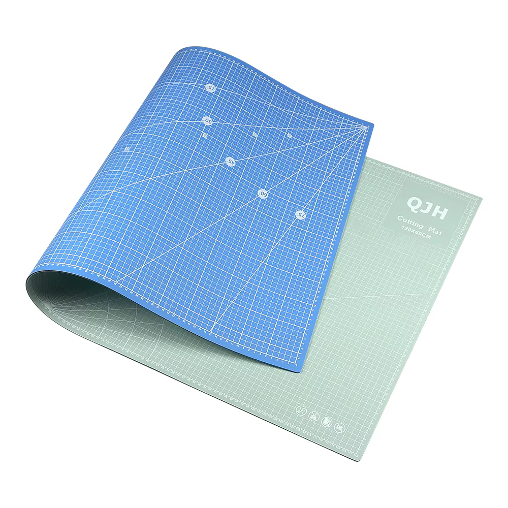 Tapis de découpe avec lignes quadrillées, 47.24x23.62 pouces, planche à découper polyvalente en PVC 