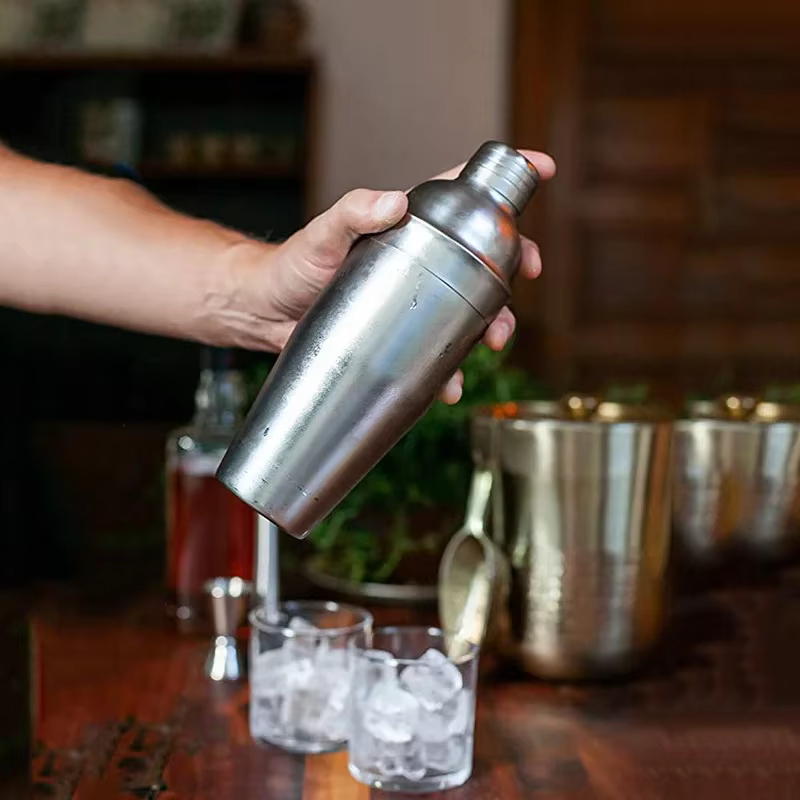 Shaker à Cocktail en acier inoxydable, outils de barman, Kit de barman, mélangeur de boissons Boston