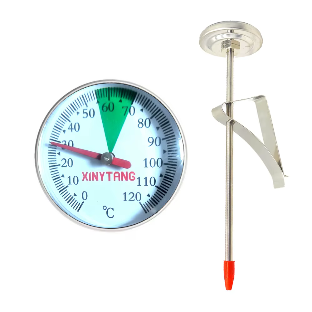 0 ° C ~ 120 ° C café lait thermomètre alimentaire jauge de température mètre sonde en acier inoxydab