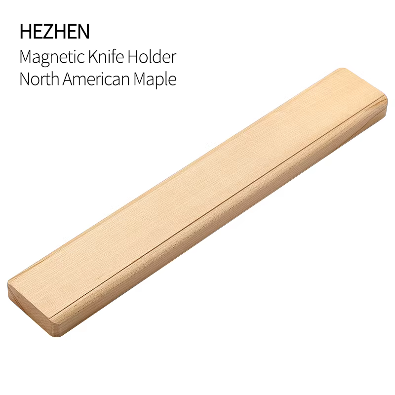 Hezhen porte-couteau magnétique 400mm accessoires de cuisine couteaux en bois outils de rangement bo