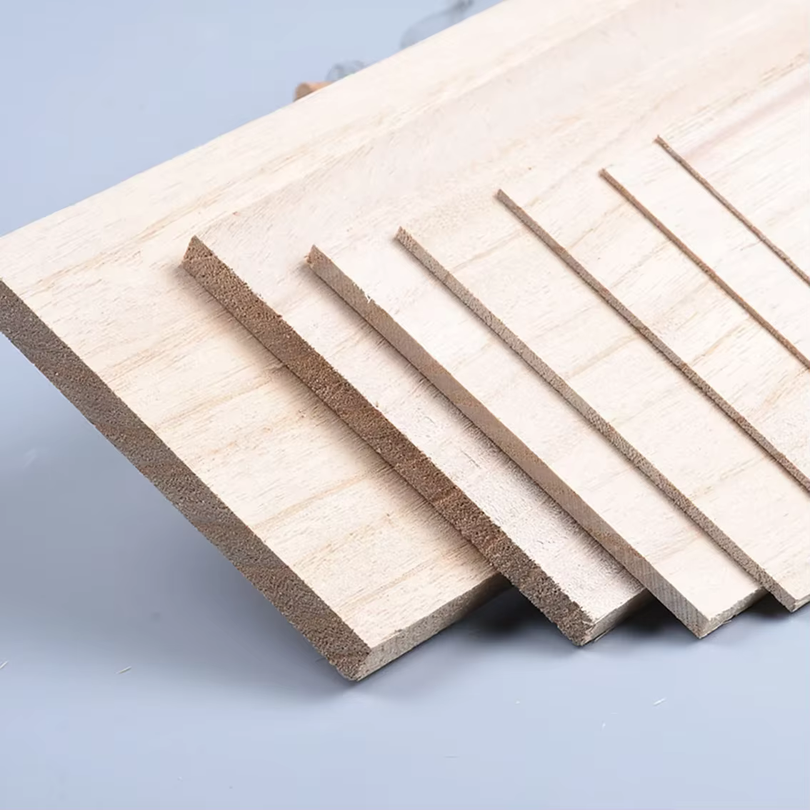 Planche en bois de tilleul, épaisseur 1mm/1.5mm/2mm/3mm/5mm/8mm/10mm, pour projets d'artisanat, feui