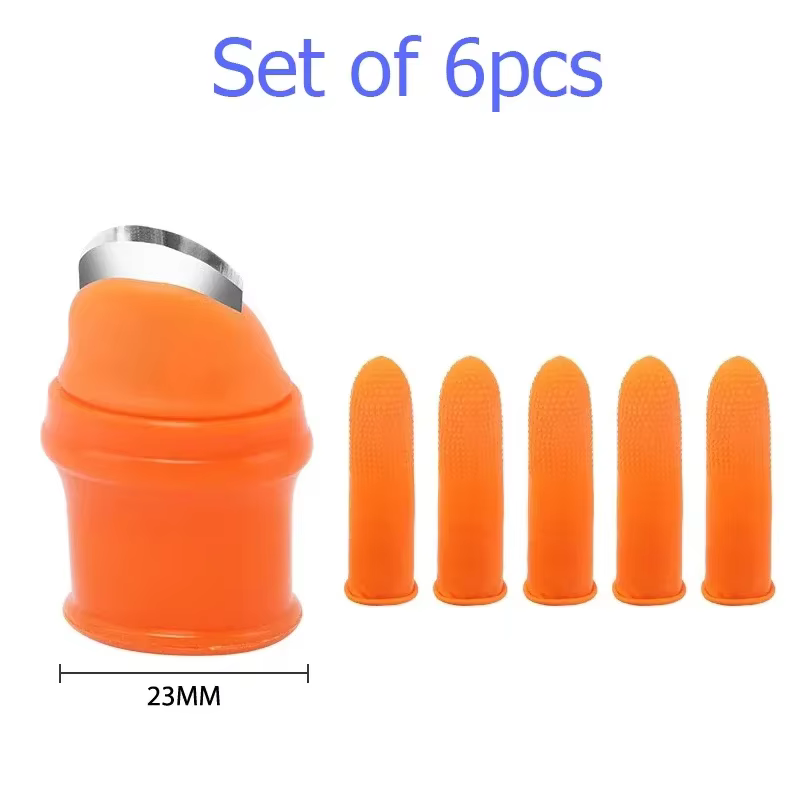 Couteau à pouce pour la cueillette des légumes (poivrons, haricots, ail, fraises), outils agricoles,
