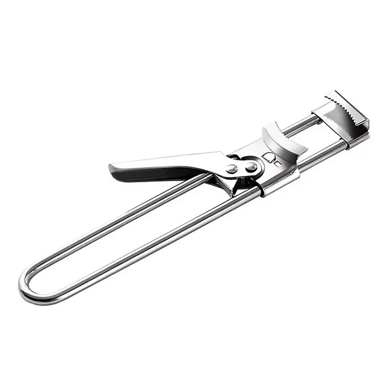 Ouvre-bouteille multifonctionnel en acier inoxydable, ouvre-bocal réglable, outil de cuisine pour co