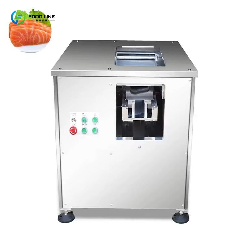 Machine de découpe automatique de poisson de haute précision personnalisée, trancheuse multifonction