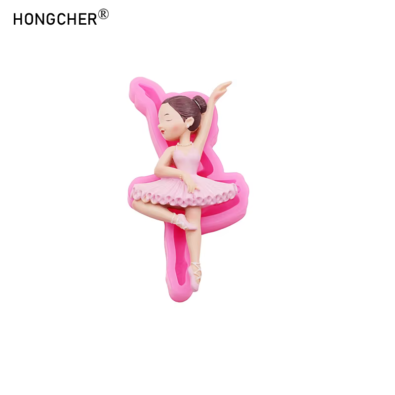 Moules en silicone Ailes d'ange et Fille ballerine : Outils de pâtisserie pour gâteaux au chocolat, 