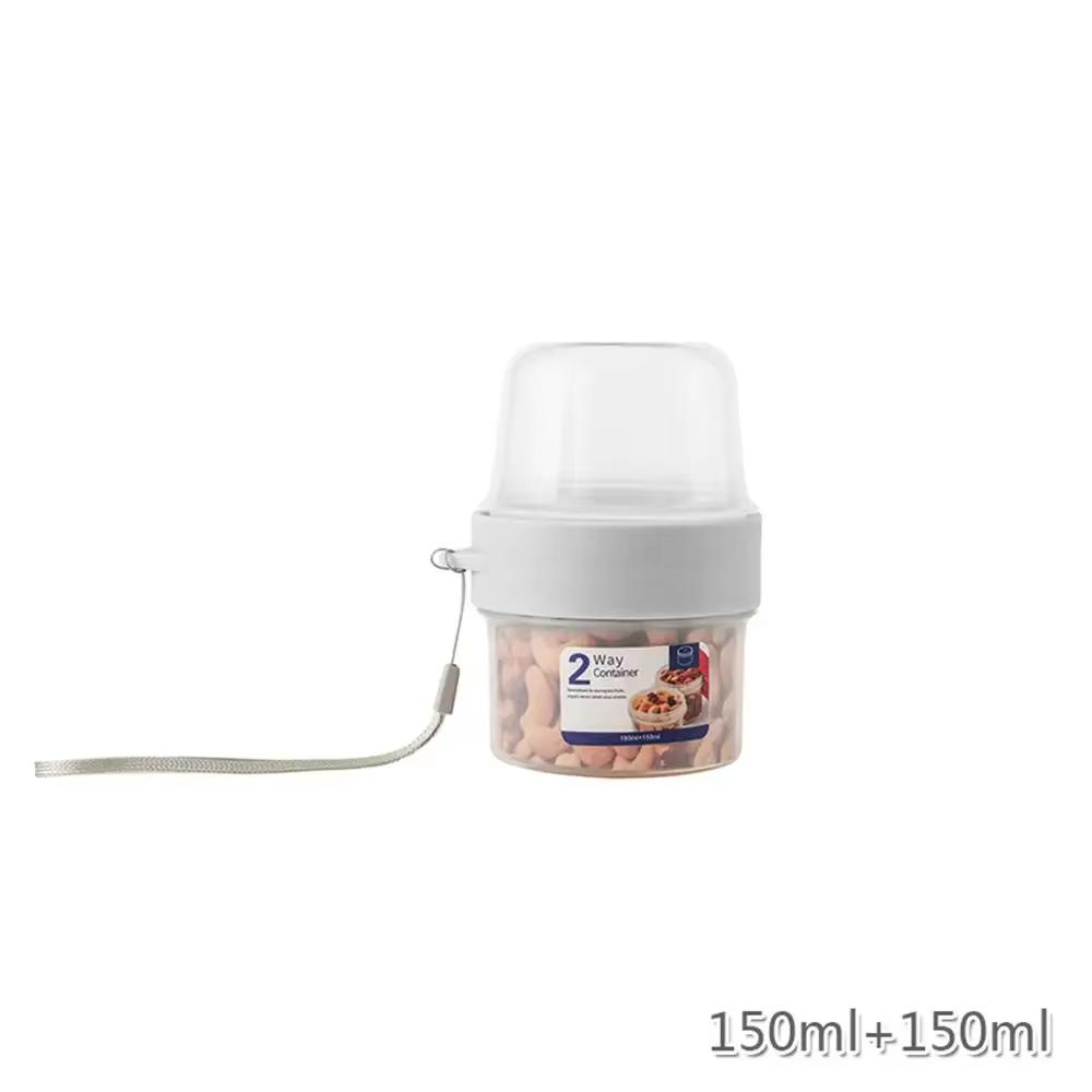Boîte de Conservation Fraîche à Double Couche, Conteneur de Noix YogSigné, Pots de Stockage Portable