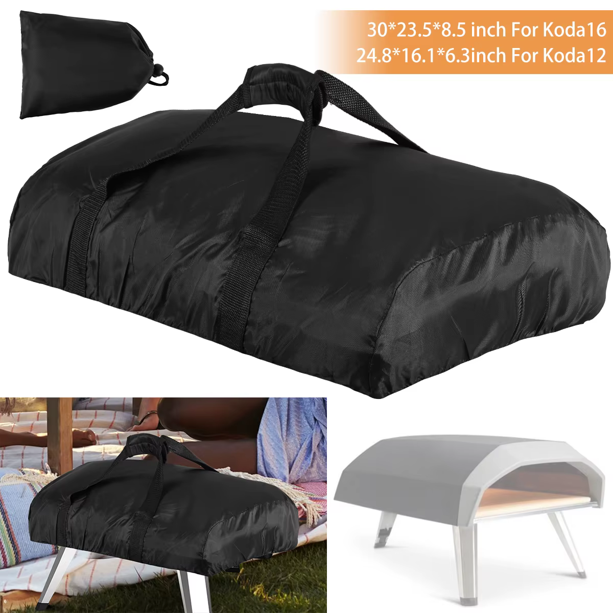 Housse de four à Pizza pour Ooni Koda 12 16, Portable, tissu Oxford 420D, imperméable, anti-poussièr