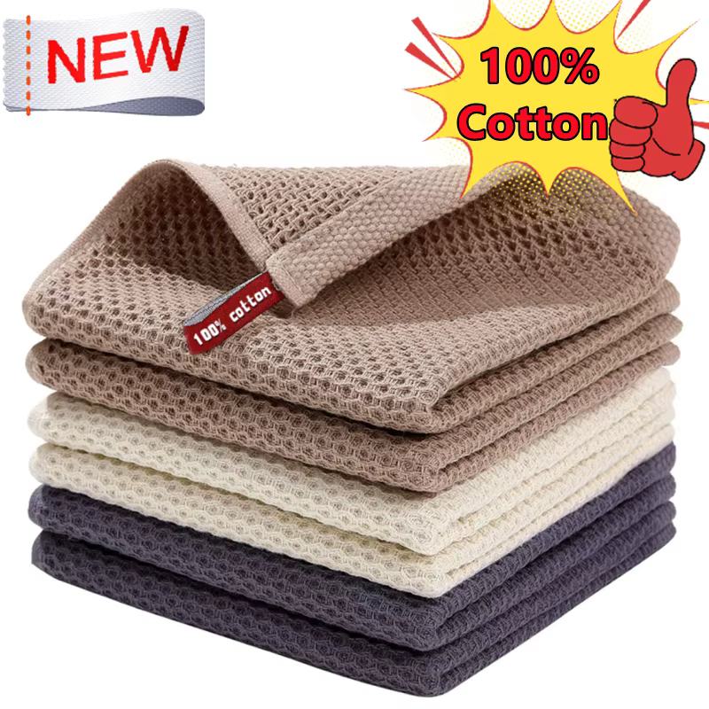 Nouveau 100% coton torchon Ultra doux absorbant serviette de cuisine chiffon de nettoyage ménager ou