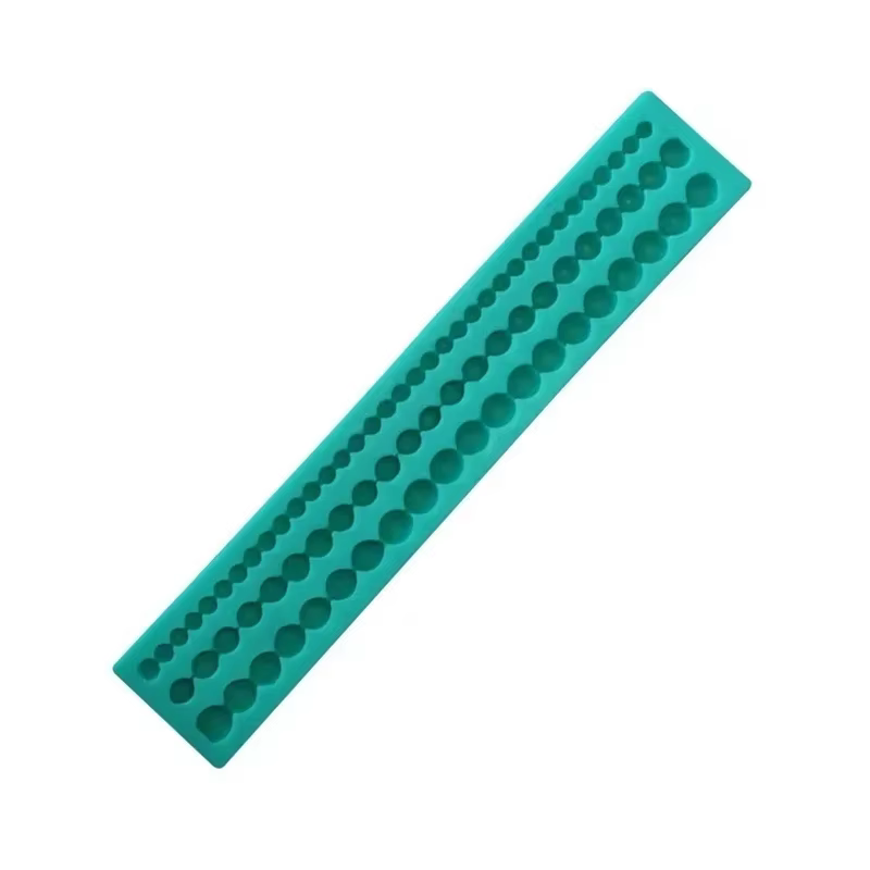 Moules de décoration de gâteau en silicone, bande de perles, moule à chocolat, outils de cuisson, fo