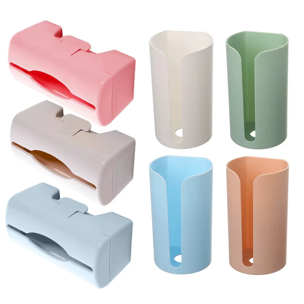 Boîte de rangement de sacs poubelles, distributeur de sacs poubelles pour cuisine salle de bains, su