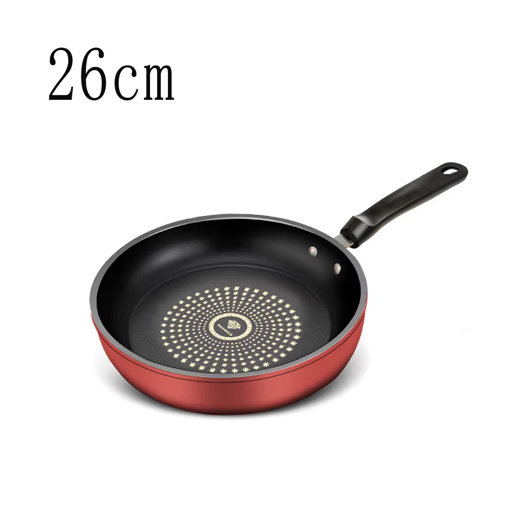 Poêle à Omelette en fonte de 26cm, poêle antiadhésive multifonctionnelle, facile à nettoyer, cuisini