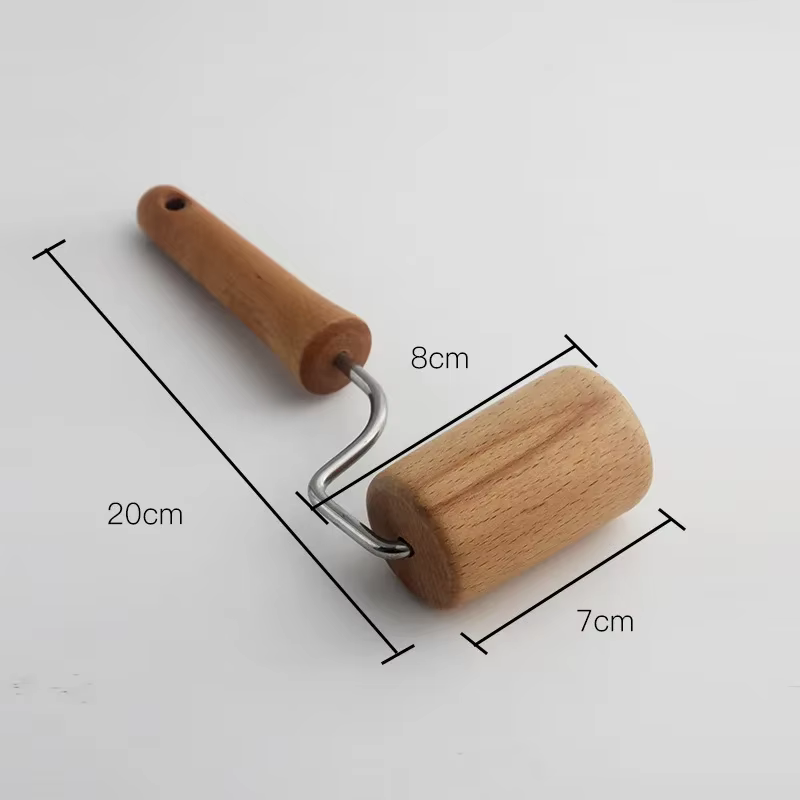 Rouleau à pâtisserie en bois, outil de cuisine, rouleau à pâte à main pour pâte à strass et à pizza 