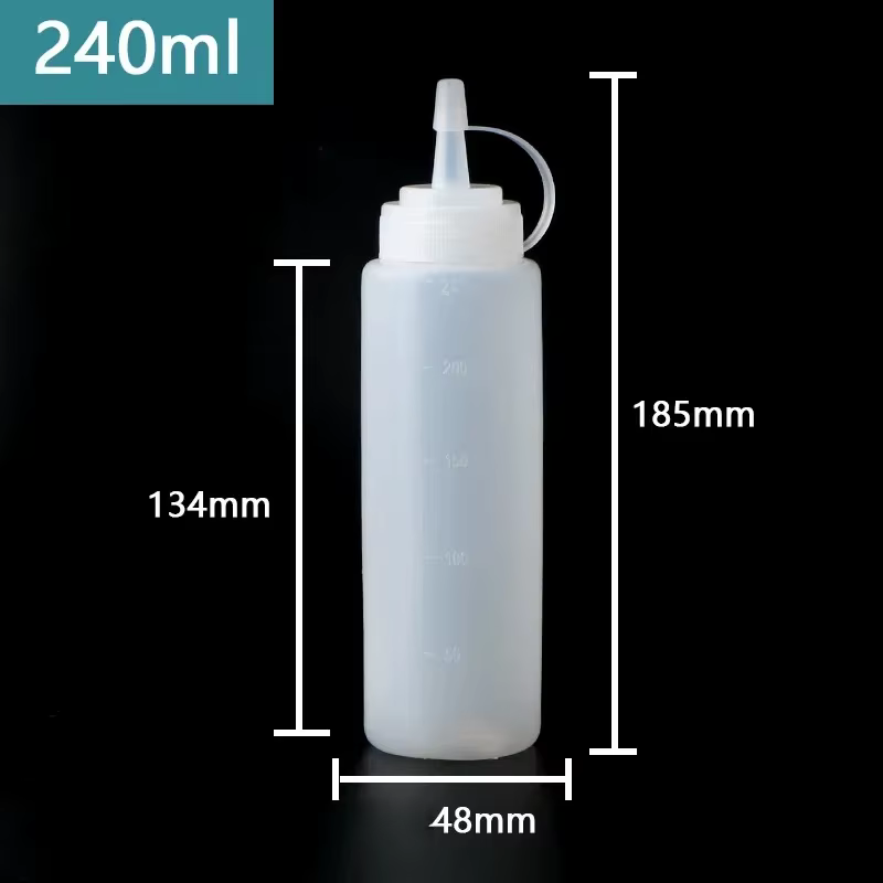 Bouteille d'huile d'olive Ketchup BBQ aissces, gadget de cuisine, grande pression, condiment HI avec