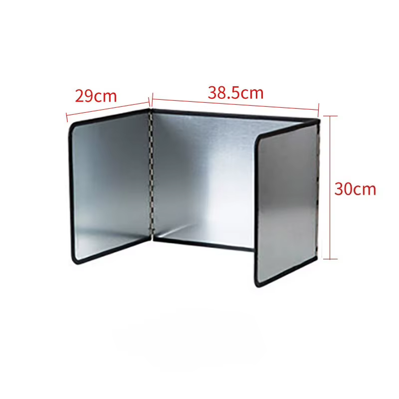 Baffle anti-éclaboussures d'huile pliable pour cuisinière à gaz, plaque de protection anti-éclabouss